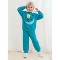 thumbnail image 2 of Laughing Child Cozy Space-Themed Fleece Sweatshirt in Soft Fabric with Plush Lining for Comfort and Insulation Perfect for Layering and Casual Wear, 2 of 7