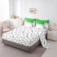 thumbnail image 5 of Manfei Geometric Artistic Pixel 7-Piece Bedding Comforter Set,Abstract Geometric Buffalo King Bedding Sets,White Green Bed Sheets For Girl Boys,Breathable Home Decor Reversible, 5 of 8