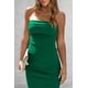 thumbnail image 3 of Vestido PRETTYGARDEN Maxi Strapless Ajustado con Abertura Lateral Verde XS, 3 of 7