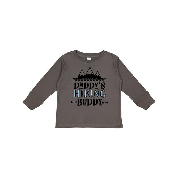 Inktastic Daddys Hiking Buddy Childs Hiker Boys or Girls Long Sleeve Toddler T-Shirt
