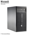 thumbnail image 4 of Restored HP 280 G1 TW Desktop PC Intel Quad Core I5-4590S 3.0Ghz, 8G DDR3, 1T HDD, VGA, DVI, WIFI, Bluetooth, DVDRW, Mouse and Keyboard, Windows 10 Pro 64 Bits (Refurbished), 4 of 7