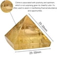 thumbnail image 2 of Citrine Crystal Pyramid 1" Inch, 2 of 5