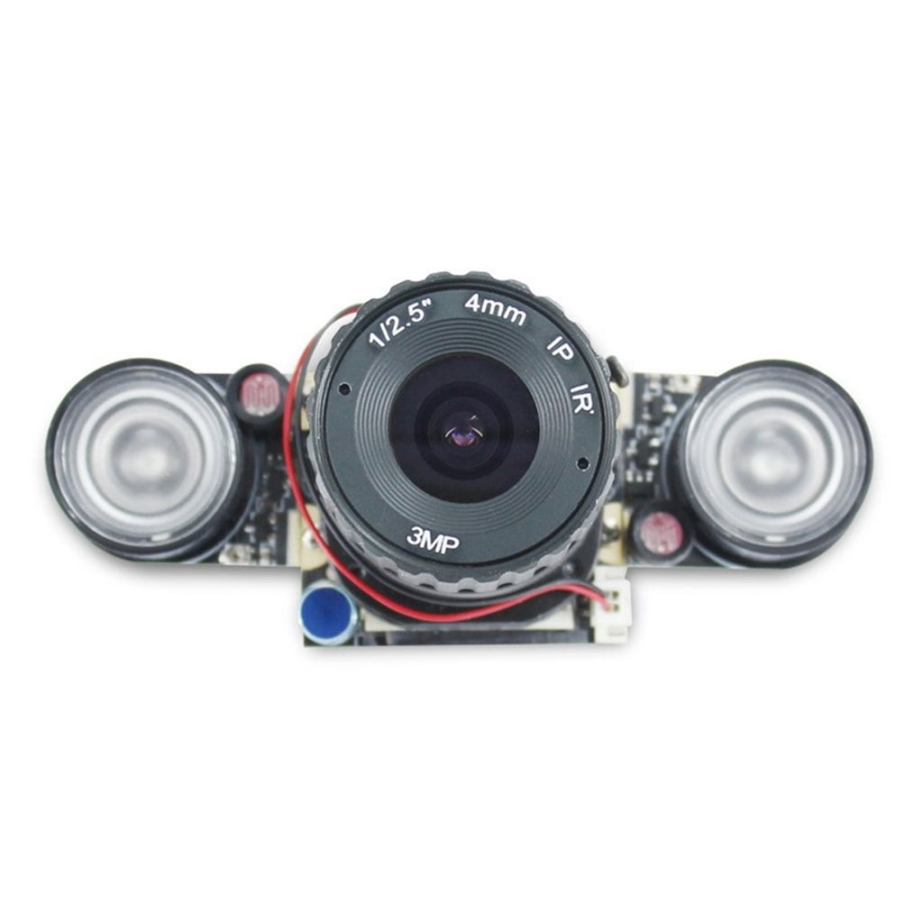 Tizuqe USB Camera Module High Resolution 5MP Fisheye Webcam For RPi With Night View And Daytime Auto Switching