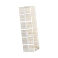 thumbnail image 1 of simhoa 6 Pieces Foldable Shoe Rack Dustproof Stacking Shoe Containers Display Case Bins White 33cm, 1 of 8