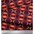 thumbnail image 3 of Soimoi Purple Cotton Duck Fabric Crabs Ocean Printed Fabric 1 Yard 42 Inch Wide, 3 of 3