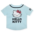 thumbnail image 2 of Camiseta de béisbol Hello Kitty a la moda para niñas, azul, 2 of 2