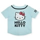 thumbnail image 2 of Camiseta de béisbol Hello Kitty a la moda para niñas, azul, 2 of 2