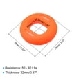 thumbnail image 2 of Uxcell 3.07" 50/60 Lbs Orange Hand Grip Strengthener Hand Grip Ring for Training, 2 of 6