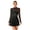 Black, variant on Ocealan Women's Ice Figure Skating Leotard Dresses Color Block Patchwork Sheer Mesh Lyrical Dance Black XXL