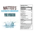 thumbnail image 5 of Matteo's Sugar-Free Hydration Concentrate - Electrolyte Drink for Quick Rehydration, Plain Flavor, 25.4 Fl Oz 6-pack, 5 of 6