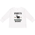 thumbnail image 3 of Inktastic Papa Hunting Buddy Bow Hunter Boys or Girls Long Sleeve Toddler T-Shirt, 3 of 5