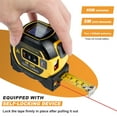 thumbnail image 3 of Almighty Ruler Self Locking Digital Tape Measure LED Display 3 in 1 Rangefinder Tape Measure Ruler Measuring Tape High Precision Almighty Tool Tape Measure 131/196 FT for Measuring, 3 of 11
