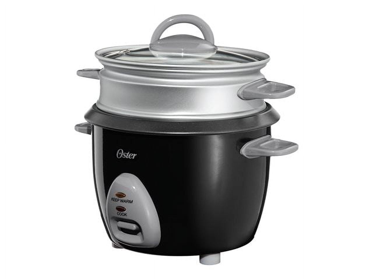 Oster Titanium Infused Duraceramic 6-cup Rice & Grain Cooker, Cookers &  Steamers, Furniture & Appliances
