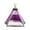 Purple, variant on Dog Teepee Bed Cat Tent, Portable Houses Pet Puppy with Thick Cushion (Yellow - M)