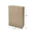 thumbnail image 5 of Holiday Time Christmas Brown Kraft Robe Gift Boxes, 4 Count, 5 of 6