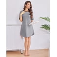 thumbnail image 2 of Ekouaer Night Gowns for Adult Women Plus Size Nightgowns Cotton Night Shirts for Women Sleep Shirt, 2 of 6
