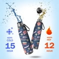 thumbnail image 2 of Modern 29oz Stainless Steel Insulated Thermos with Tea Filter, 360° Printed Travel Bottle, Leakproof BPA-Free Flask with Anti-Slip Base, 304 Inner & 201 Outer, Vacuum Cup, 2 of 6