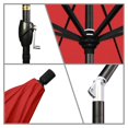 thumbnail image 3 of California Umbrella GSPT758302-F13 Parasol de Marché en Fibre de Verre de 7,5 Pi à Inclinaison par Pression m Noir-Oléfine-Rouge, 3 of 3