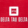 thumbnail image 3 of CafePress - Delta Tau Delta White Stacked Signature T Shirt - Mens Football Shirt, 3 of 4