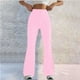 thumbnail image 2 of Pantalones de yoga de cintura alta y talle alto para mujer - Pierna ancha, poliéster/spandex, tallas S-XXL, aptos para fitness/casual, secado rápido, alta elasticidad, 2 of 5