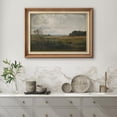 thumbnail image 2 of IDEA4WALL Premium Frame Wall Art Rustic Rural Storm Cloud Country Landscape Print Nature Wilderness Illustrations Fine Art Floral Botanical Wall Decor for Living Room, Office - 26"x36" Natural, 2 of 5