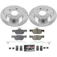 thumbnail image 3 of PowerStop Rear Z23 Evolution Sport Carbon-Fiber Ceramic Brake Pad and Drilled & Slotted Rotor Kit Fits: MAZDA Select Models K8334, 3 of 10