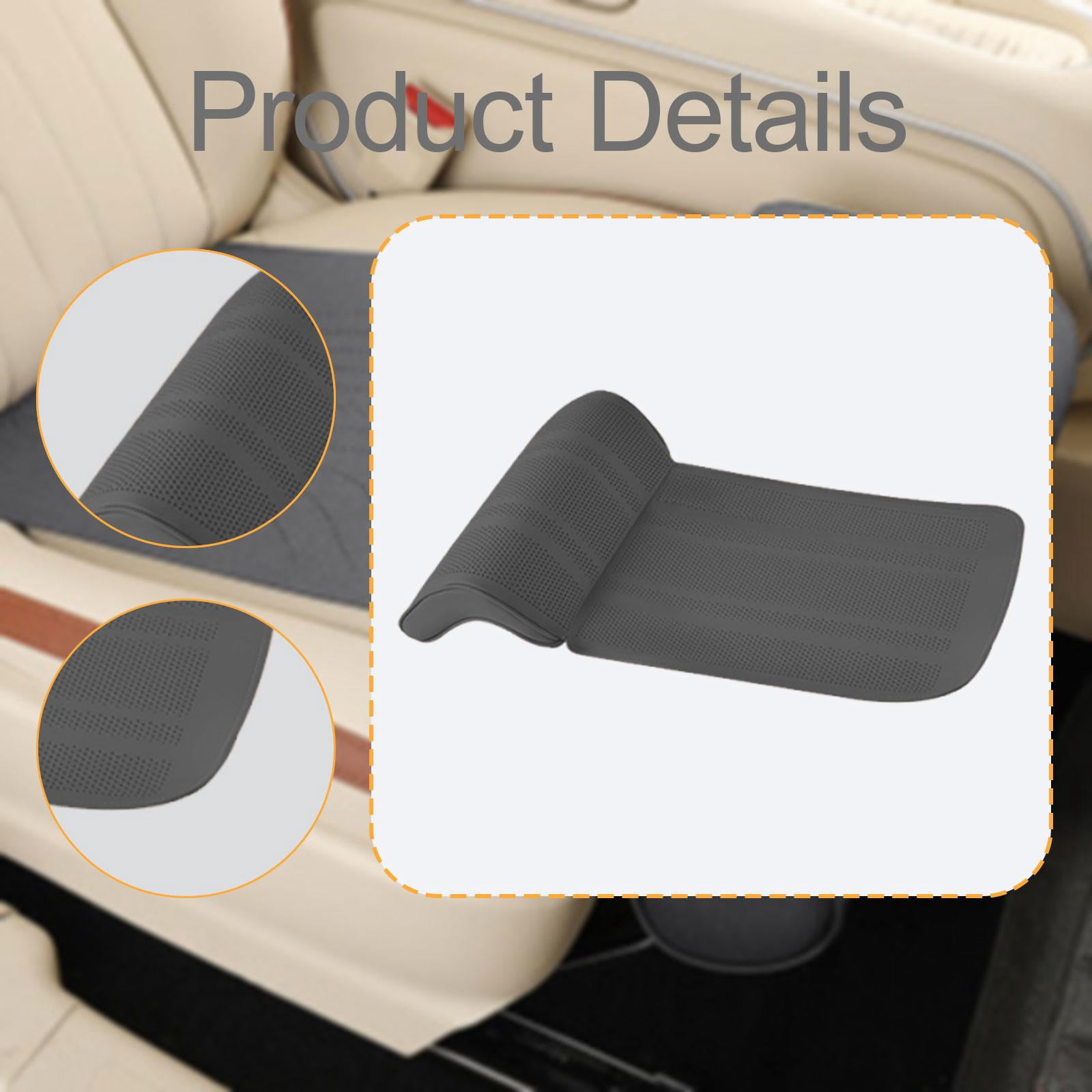 Dickly Car Seat Leg Support Extender Cushion Easily Install Comfortable Accessories Gray