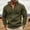 Army Green, variant on YLSDY Textured Hoodies for Men Plain Fall Long Sleeve Shirts Mens Zip Up Hooded Sweatshirt Casual Plaid Drawstring Hoodie Black S