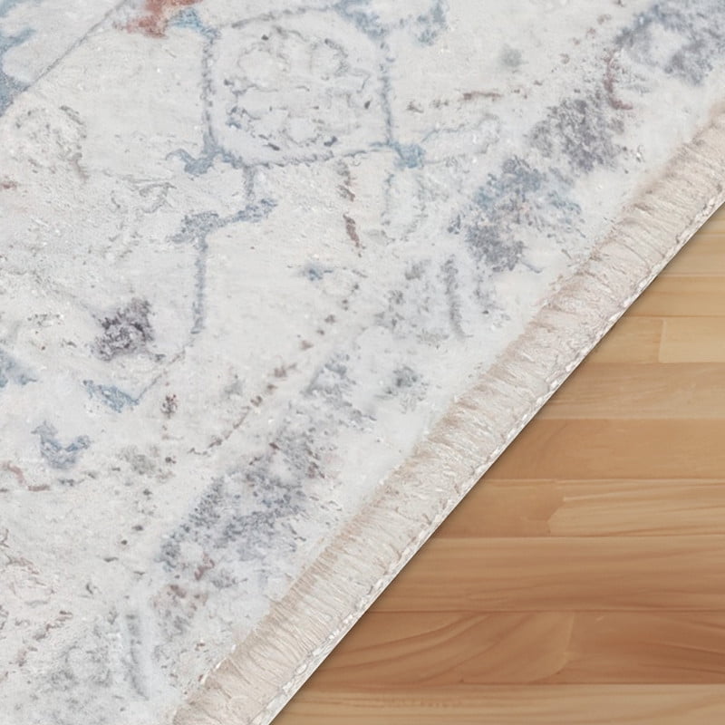 Aonewoe 2x6 Boho Runner Rug for Hallway Non Slip Washable Kitchen Runner Rug Soft Carpet Rug Runners for Hallway Kitchen Bathroom Bedroom Entryway