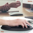 thumbnail image 5 of Unique Bargains Gel Mouse Pad with Wrist Rest Ergonomic Mouse Pad Comfortable Memory Foam Non-Slip Base Soft, Blue, 5 of 5