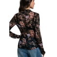 thumbnail image 7 of MINTREUS Lace Top with Long Sleeves Stand Collar Embroidered Floral Design Ideal for Parties and Clubs xs-xxl, 7 of 7