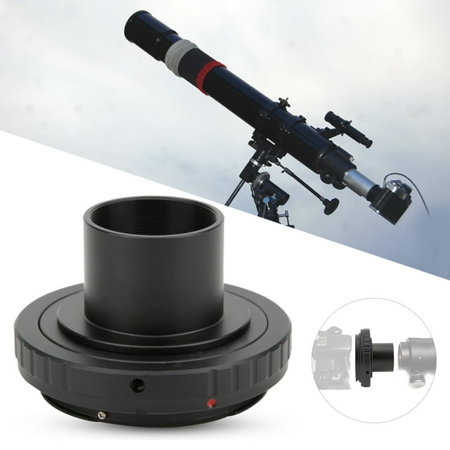 1.25 Inch T Mount Adapter ForCanonMinoltaOlympus SLR Camera, Easy To Install And Operate, Made Of Aluminium Alloy Material