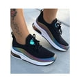 thumbnail image 1 of SIMANLAN Women's Air Cushion Sneakers Mesh Lace Up Athletic Trainers Walking Running Sport Casual Wide Shoes, 1 of 7