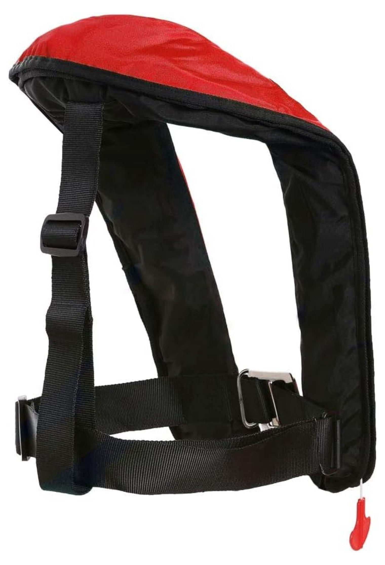 Highly Visible Manual Inflatable Life Vest PCY Red Adult Outdoor Boating Safety Survival Gear