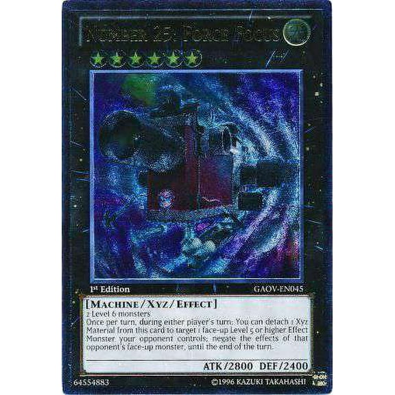 YuGiOh Galactic Overlord Ultimate Rare Number 25: Force Focus GAOV-EN045