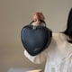 thumbnail image 3 of Bolso de hombro de PU con cadena de hilo de coser y cremallera de gran venta, bolso cruzado de mujer de moda 2024, nuevo bolso cruzado con flores para mujer, caja de corazón, 3 of 4