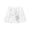 White, variant on Girls Chinese Embroidered Pleated Skirt, Floral A-Line Midi Skirt with Elastic Waist for Kids