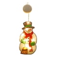 thumbnail image 3 of Luz de ventana de Navidad Fernando Muñeco de nieve iluminado con cuentas LED, 3 of 8