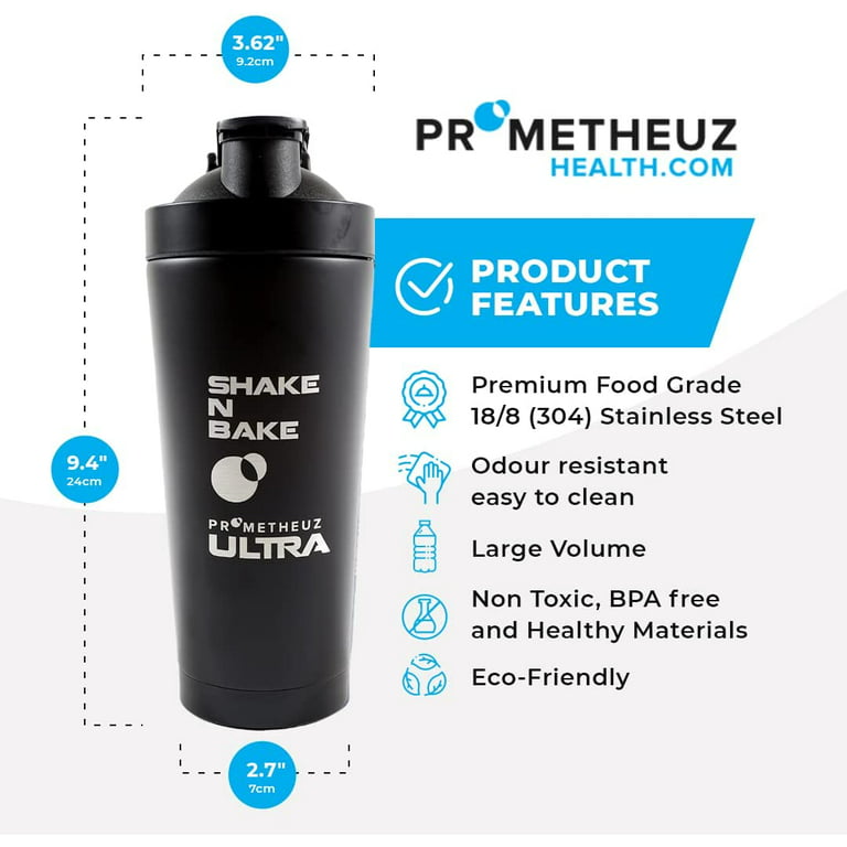  Stainless Steel Protein Shaker Bottle Insulated Keeps