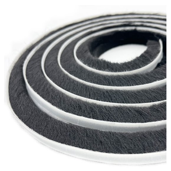 Brocha antiintemperie para puertas, 10 m, color negro