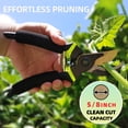 thumbnail image 6 of YARTTING Garden Tool Set Loppers, Hedge Clippers, Garden Shears Gardening Tools with Sharp Steel Blade,3PCS Yard Clipper for Branches, Shrubs & Hedges, 6 of 10