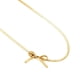 thumbnail image 1 of 2 piezas de gargantilla con lazo para mujer, colgante + pulsera, collares con colgante de lazo chapados en oro simples para mujer, 1 of 5