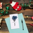 thumbnail image 2 of Christmas Charm Dried Flower Greeting Card Festive Design Natural Holiday Sentiments Idea, 2 of 5