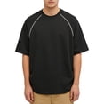 thumbnail image 3 of Bxsruta Men's Casual Raglan Short Sleeve Crew Neck Loose Fit Pullover Top Comfortable Sport Daily T Shirt, 3 of 7