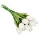 thumbnail image 1 of 10pcs Tulipanes Artificiales Flores Ramo Largo Toques Reales Simulación Flores para Hogar Habitación Fiesta Decoración de Boda, 1 of 5