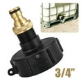 thumbnail image 4 of Garden Connector Quick Connector For Ibc Hose Adapter 3/4\" Connector S60X6 For Ibc Water Tank Rain Barrel 1000L Garden Buildings, 4 of 5