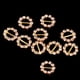 thumbnail image 1 of 10 Piezas de Hebil de Cristal forma forma forma Brilnte, Deslizador , Decoración de Invitación , 5mm, Pteado/dorado Oro Yotijar La cinta de la hebilla, 1 of 9