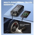 thumbnail image 3 of Tire Inflator Portable Air Compressor, Cordless & 12V DC Air Inflator for Car Bikes MotorcycleTires Balls with Auto Shut-Off, Digital Pressure Gauge, Compact Emergency Pump, 3 of 9