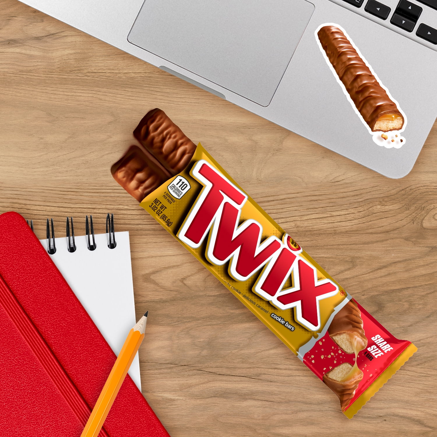 Twix® Milk Chocolate Caramel Cookie Bars, 24 ct / 3.02 oz - Pick