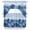 Blue, variant on Abstract Pine Trees Kitchen Curtains Swag Valance and Tier Curtains Set 36 Inch Length, Blue Forest Fogged Mist Contemporary Zen Rod Pocket Drape Panels Pair Swag Curtains for Bathroom/Cafe/Window